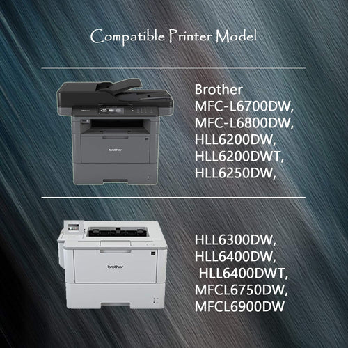 (4-Pack, Black, High Page Yield) Compatible TN-880 Toner Cartridge for Brother Printers O367