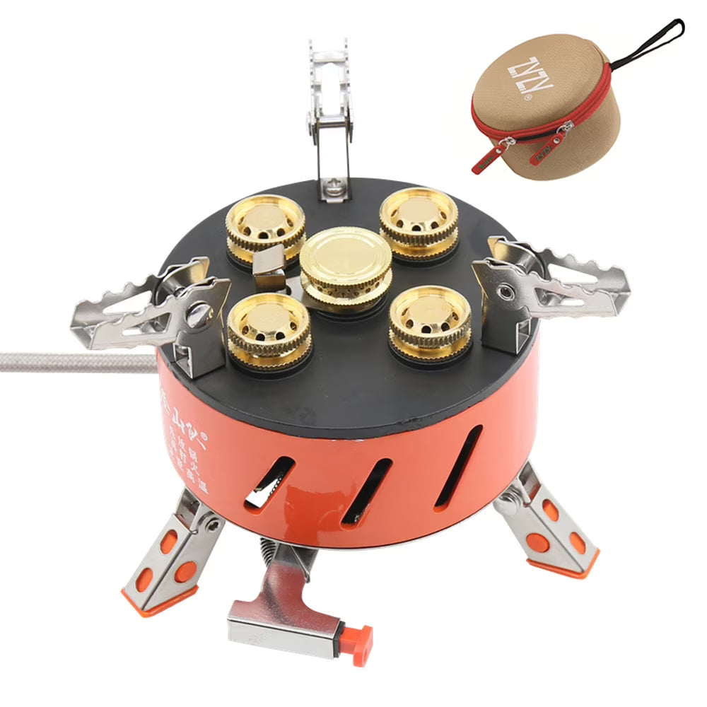 15800W Windproof Camping Stove with Storage Bag B162304