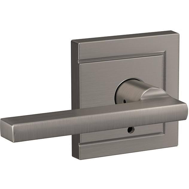 Satin Nickel Finish Passage and Privacy Lock Lever N494412