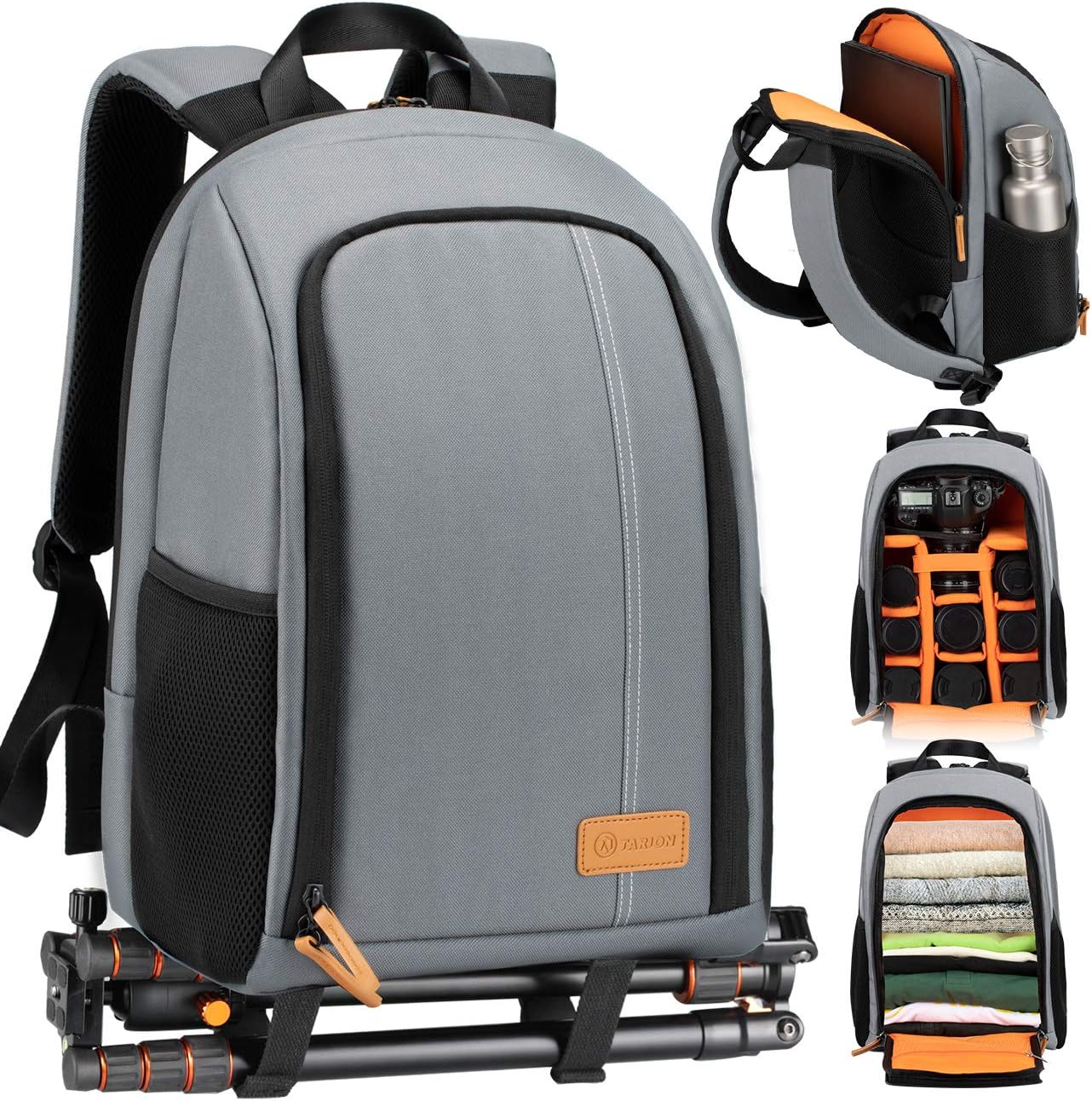 Waterproof Camera Backpack with 15 Inch Laptop Compartment W30062
