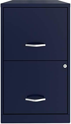 18in 2 Drawer Metal File Cabinet Teal K4536