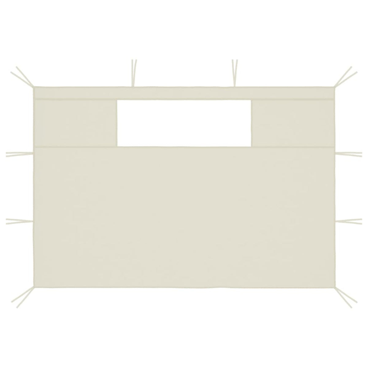 Gazebo Sidewalls with Windows 2 pcs Y269