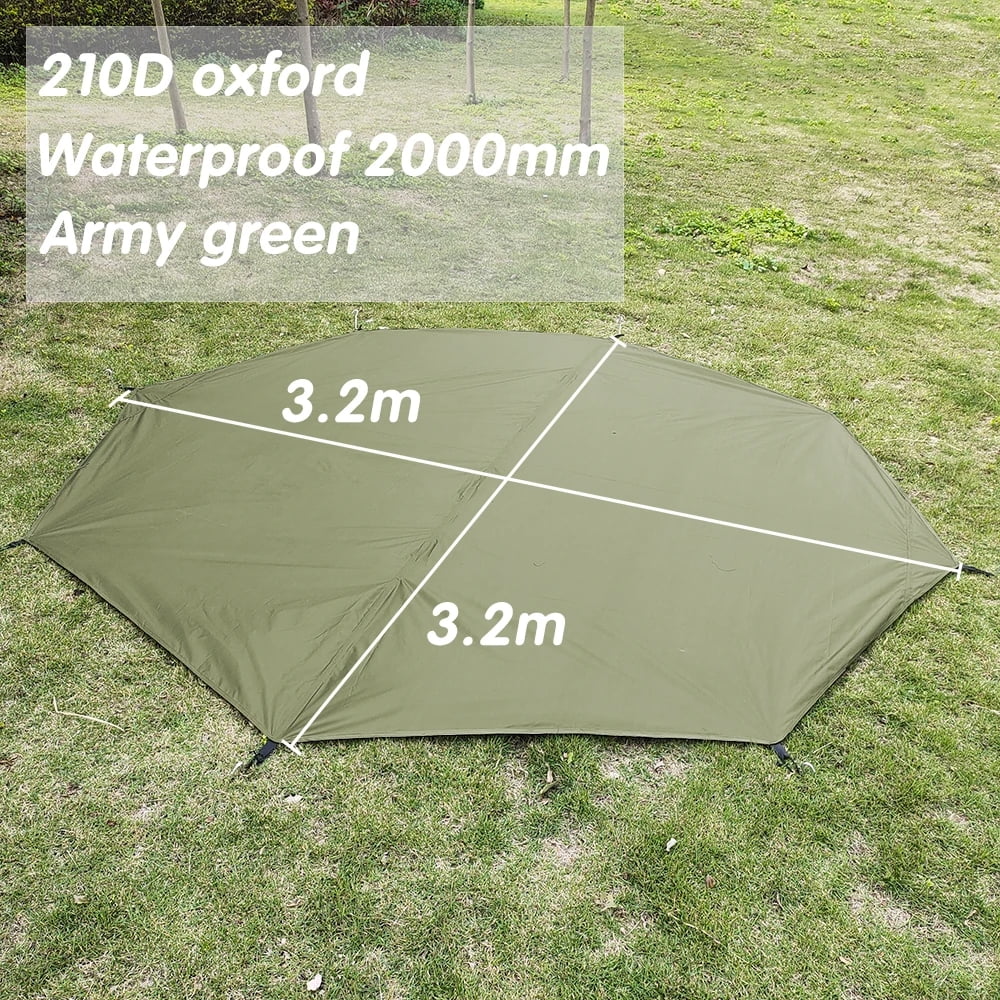 10 x 10ft Waterproof Tent Footprint Groundsheet Z853151