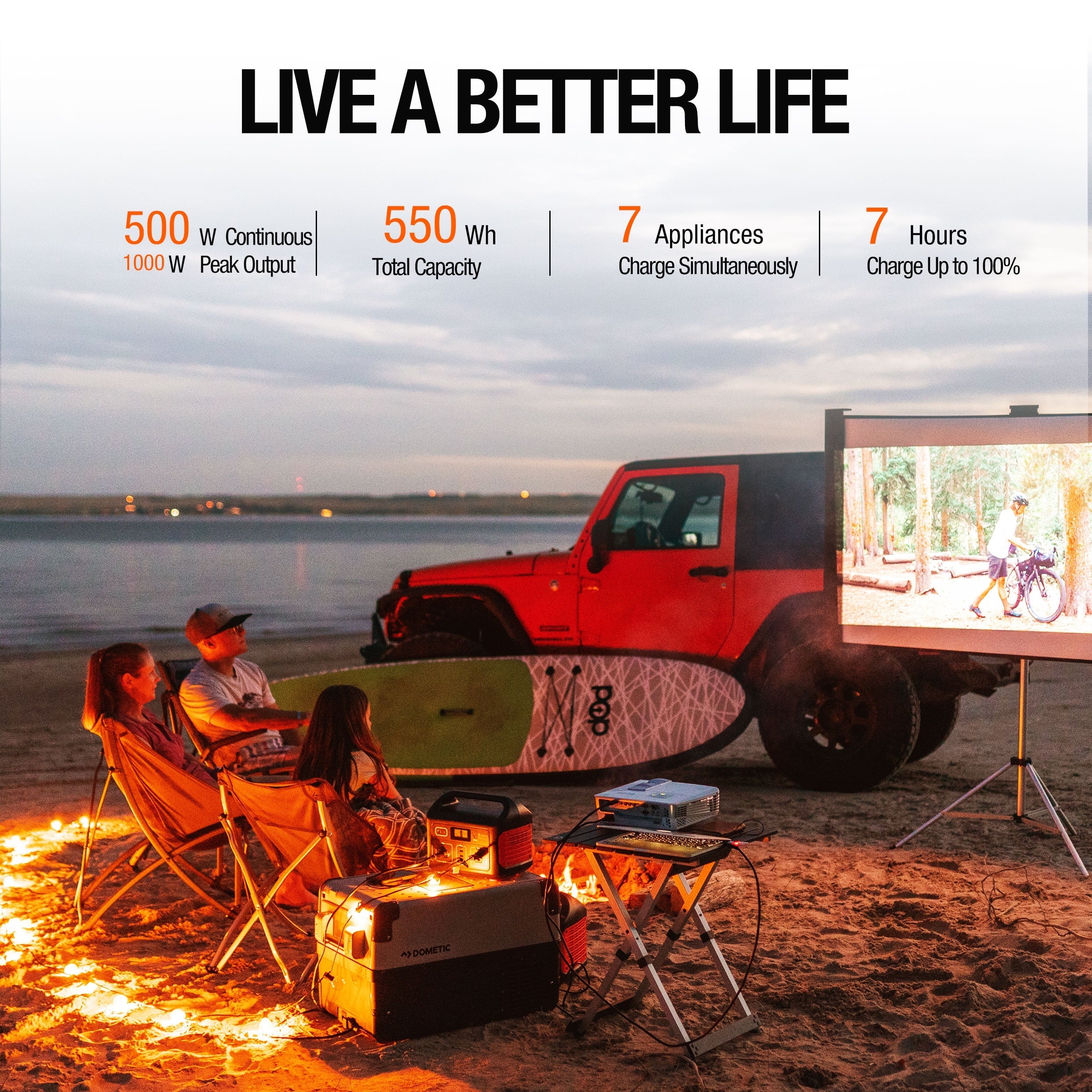 Portable Power Station 500 Watts W980
