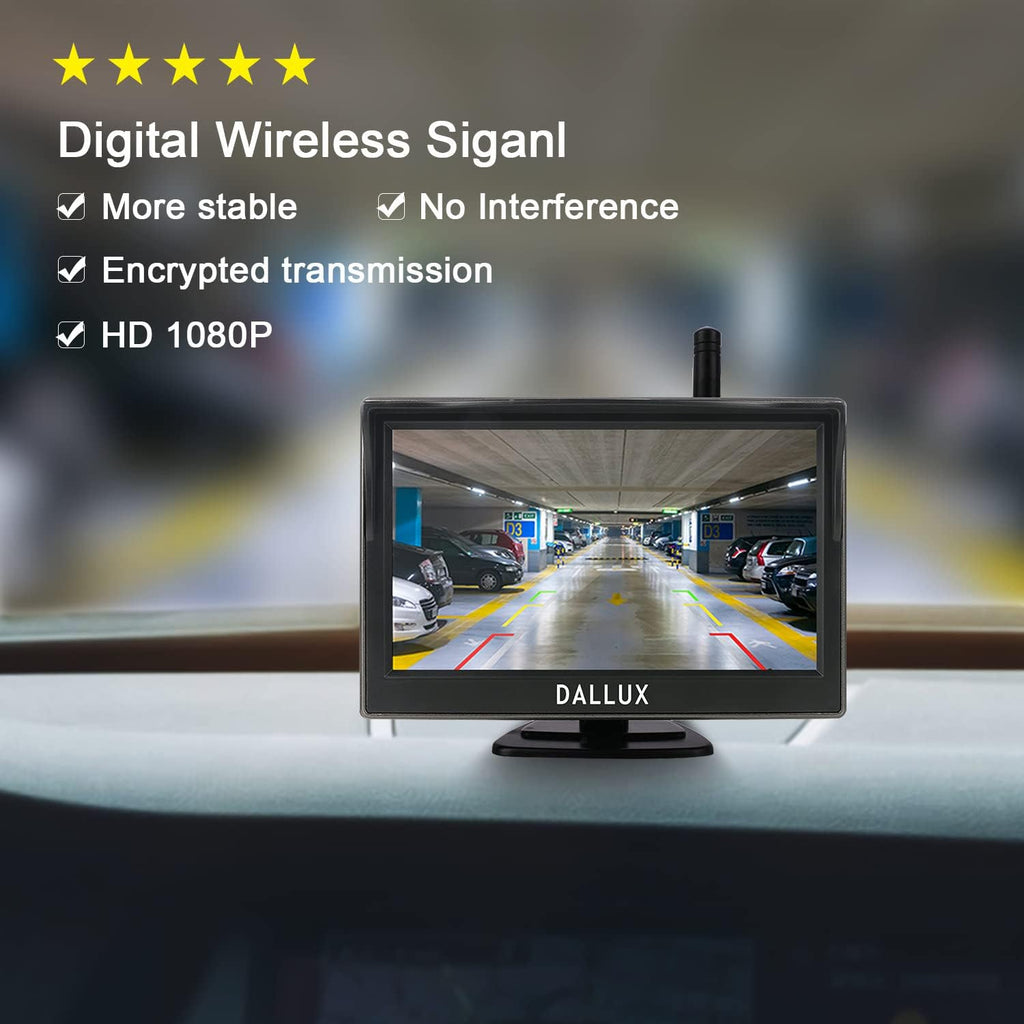 5 Inch 1080P Front/Rear View Wireless Backup Camera Kit R8613