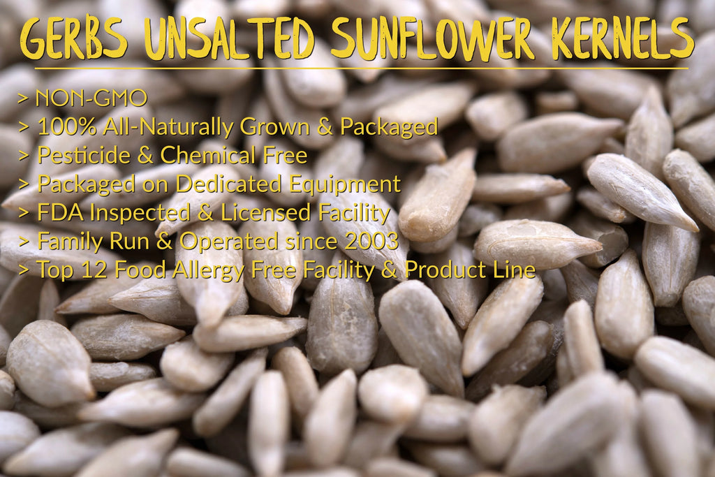 Unsalted Roasted Sunflower Seed Kernels 2 LBS Z453