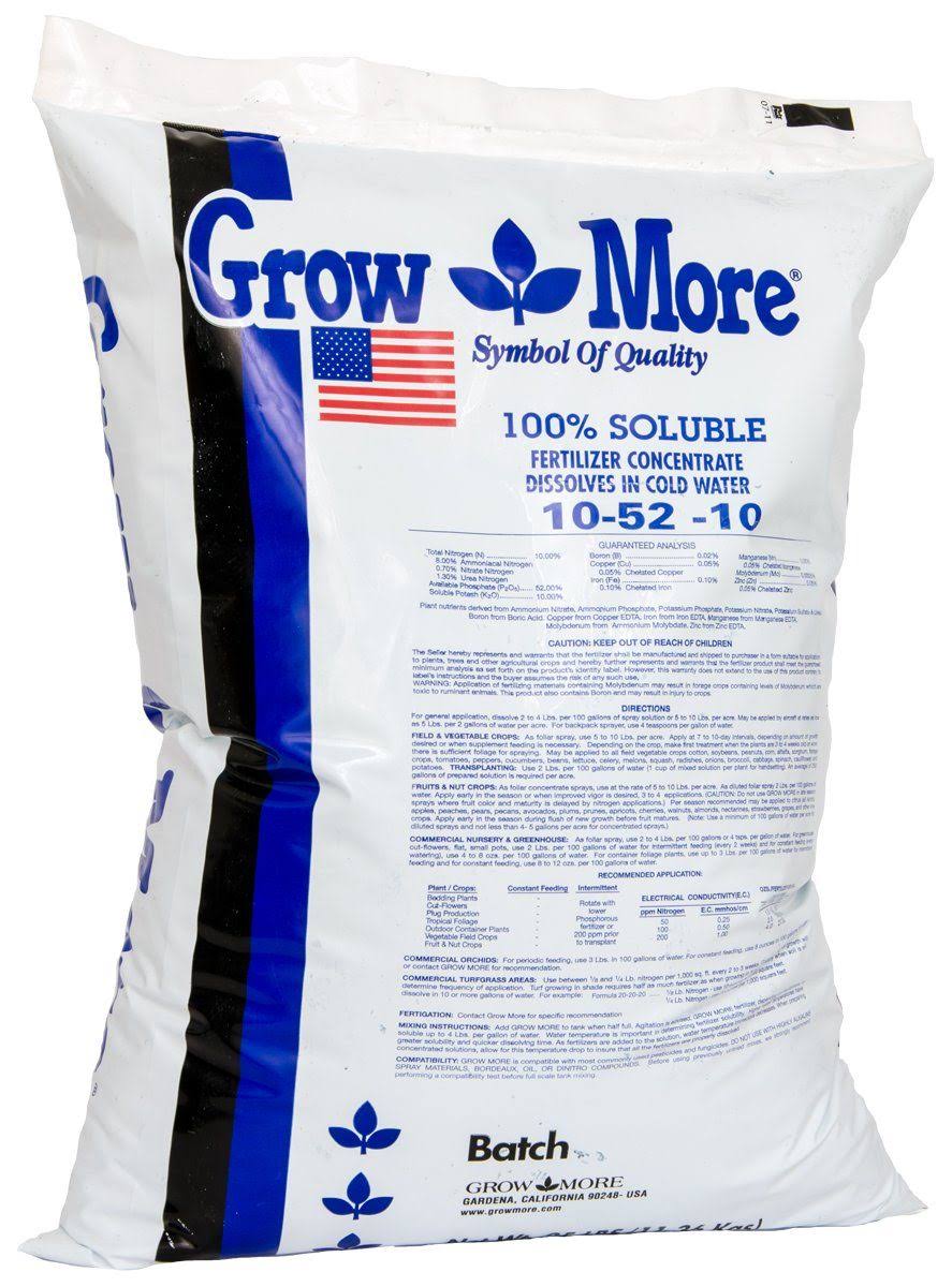 25 lbs Water Soluble 10-52-10 Y7249