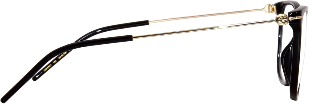 Black/Gold Full Rim Square Shape 53mm Eyeglasses X707