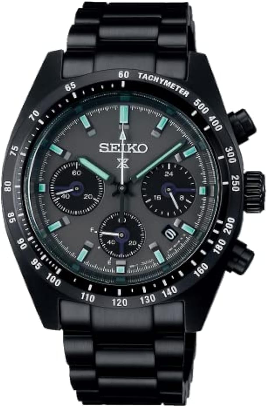 Black Dial Chronograph Men's Watch Q7600