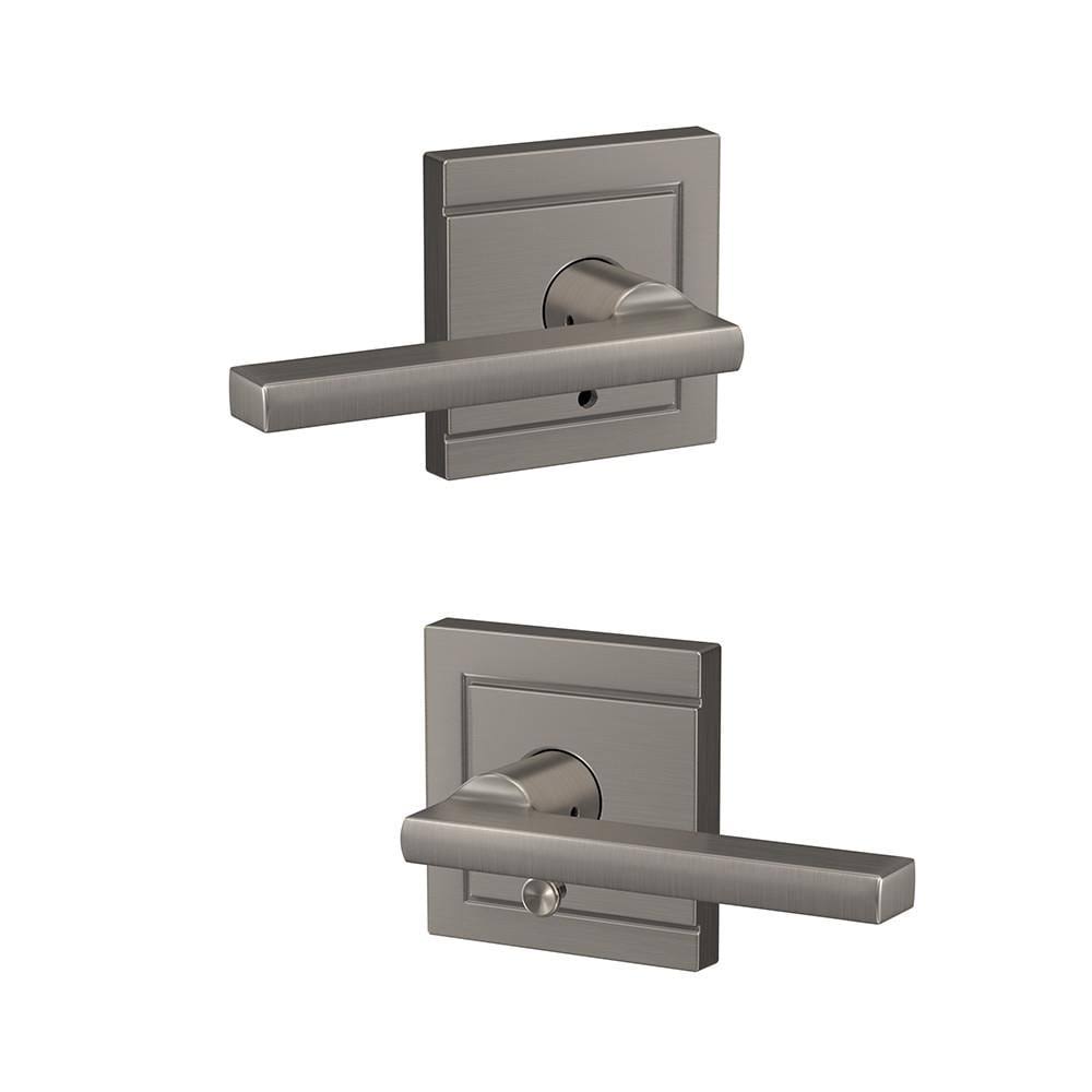 Satin Nickel Finish Passage and Privacy Lock Lever N494412