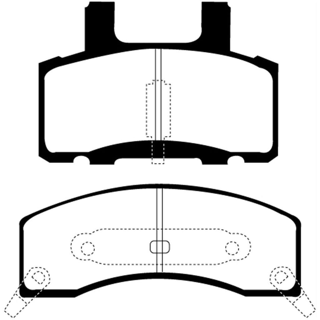 Yellowstuff Front Brake Pads V672