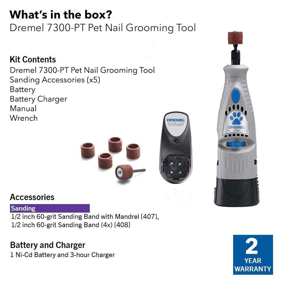 4.8V Cordless Pet Nail Grinding Tool R173