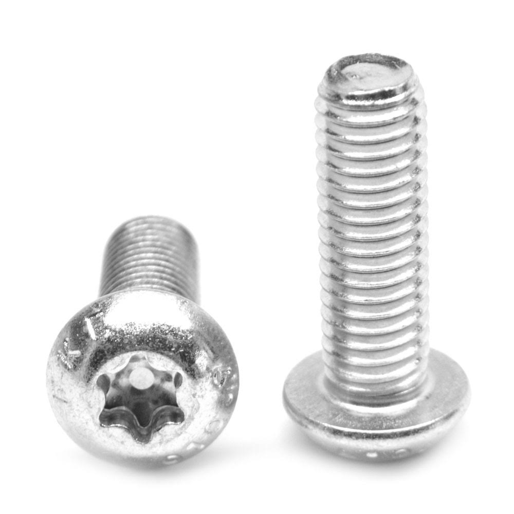 M4 x 0.70 x 35 Coarse Thread ISO 7380 Class 10.9 6 Lobe Button Head Cap Screw Alloy Steel Zinc Plated X16376