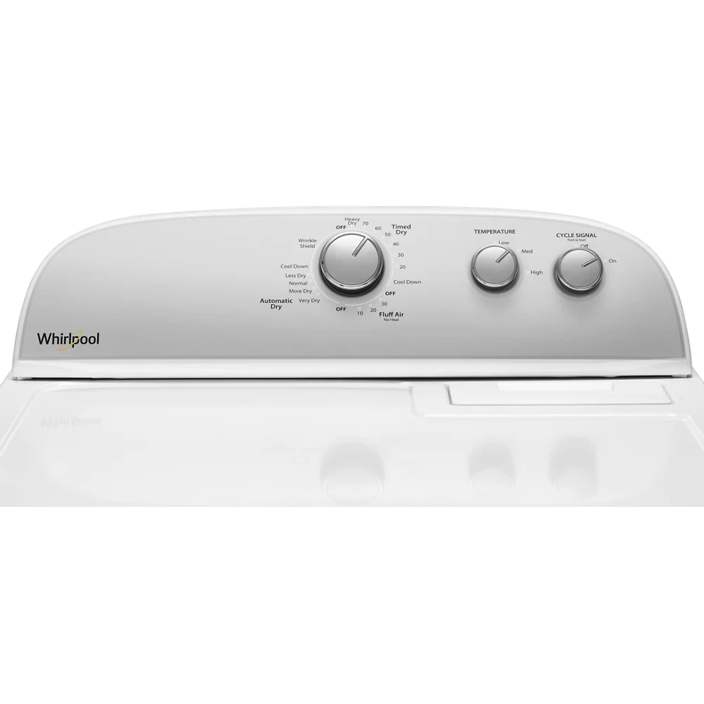 White 7.0 Cu ft Top Load Gas Dryer A532891