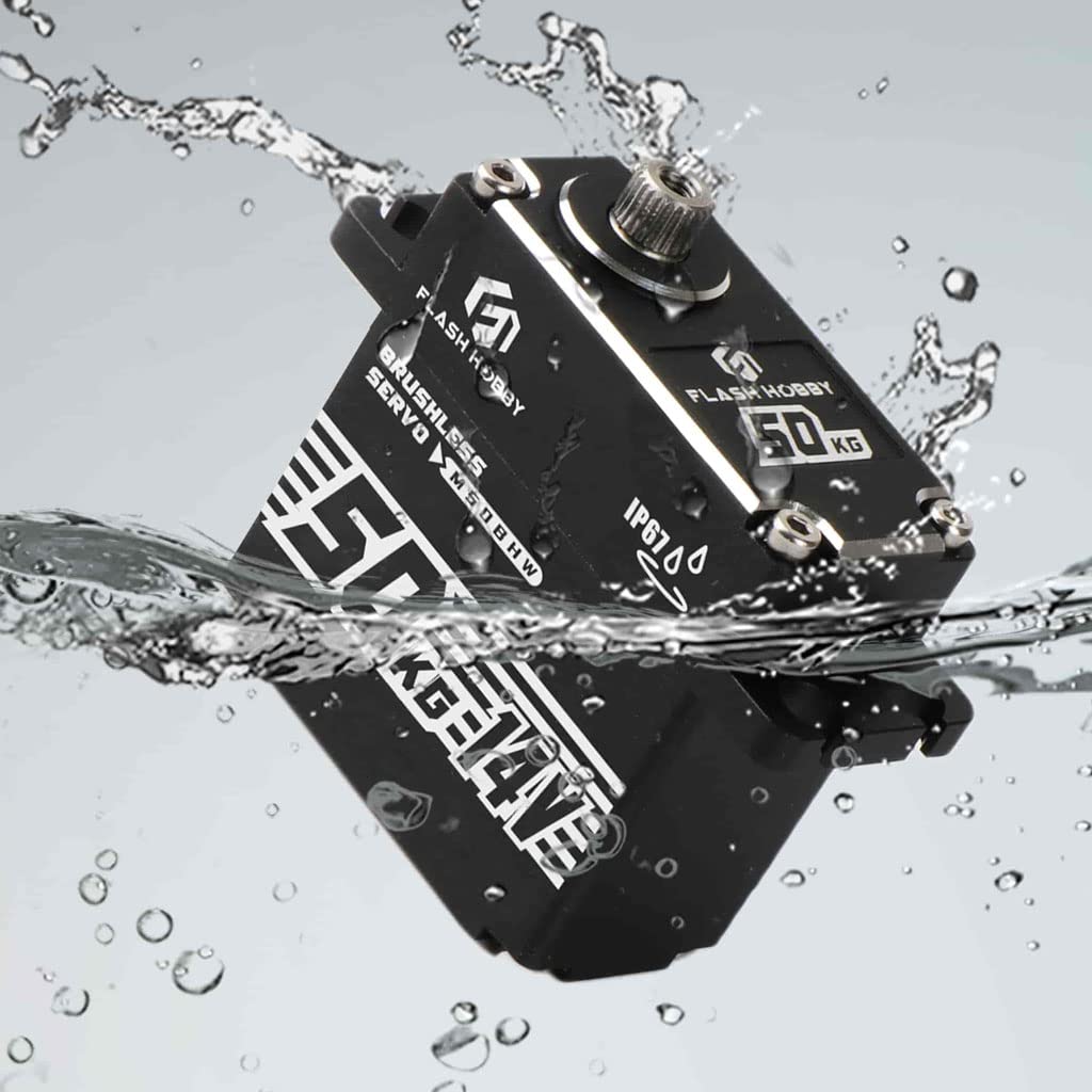 50kg 14V Waterproof IP67 Digital Brushless Servo Motor B8276