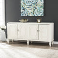 Antique White Low-Profile Accent Cabinet I560337