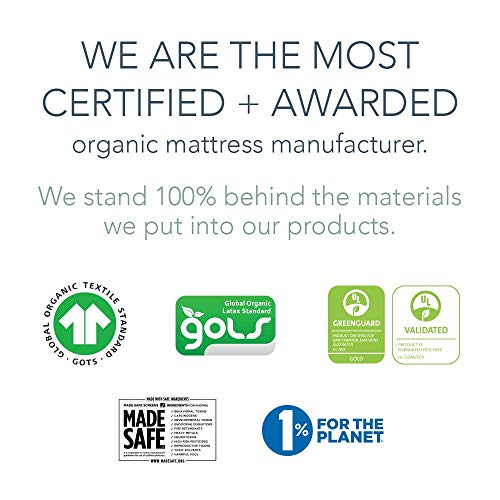 Organic Baby Crib Mattress - Waterproof Non-Toxic Mattress - 52" x 28” C197