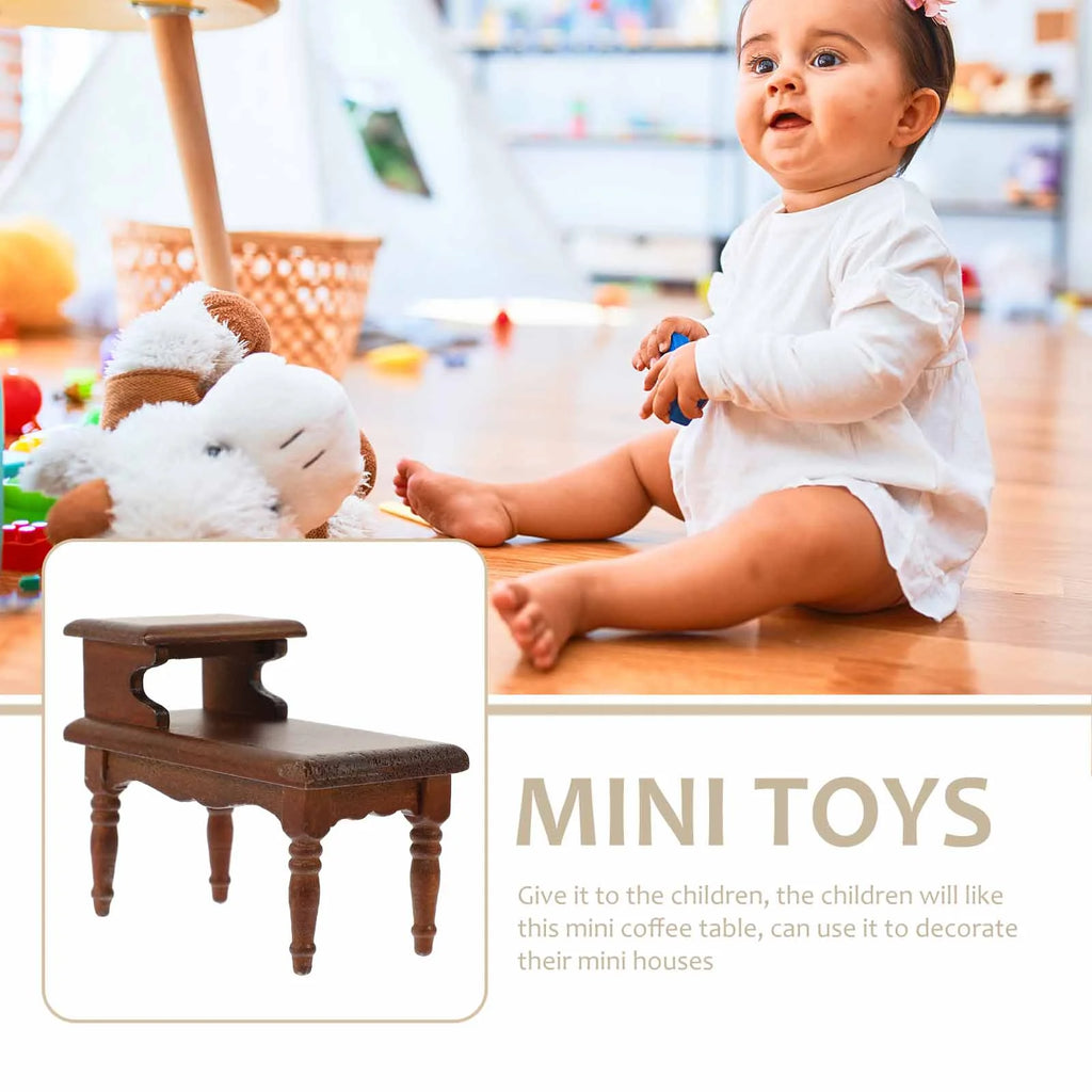 Walnut Dollhouse Table Miniature Furniture M523042
