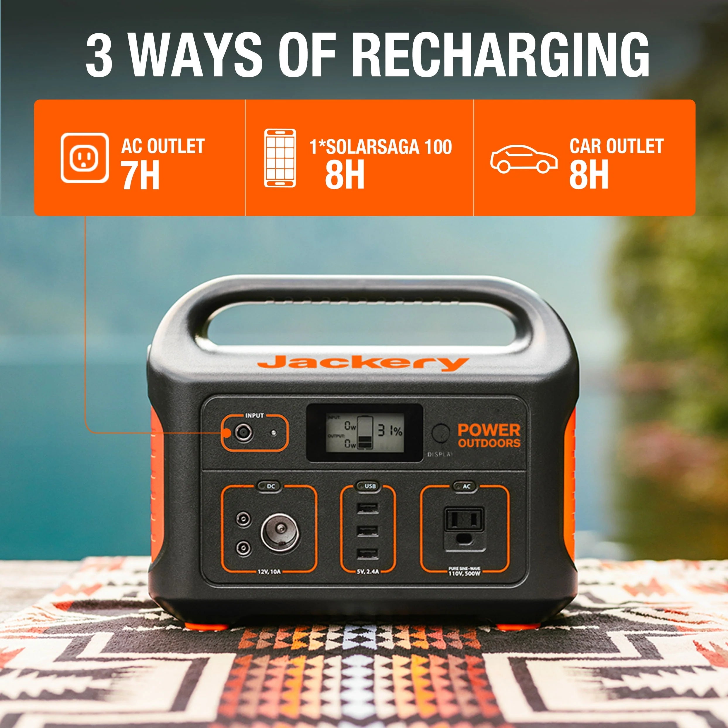 Portable Power Station 500 Watts W980