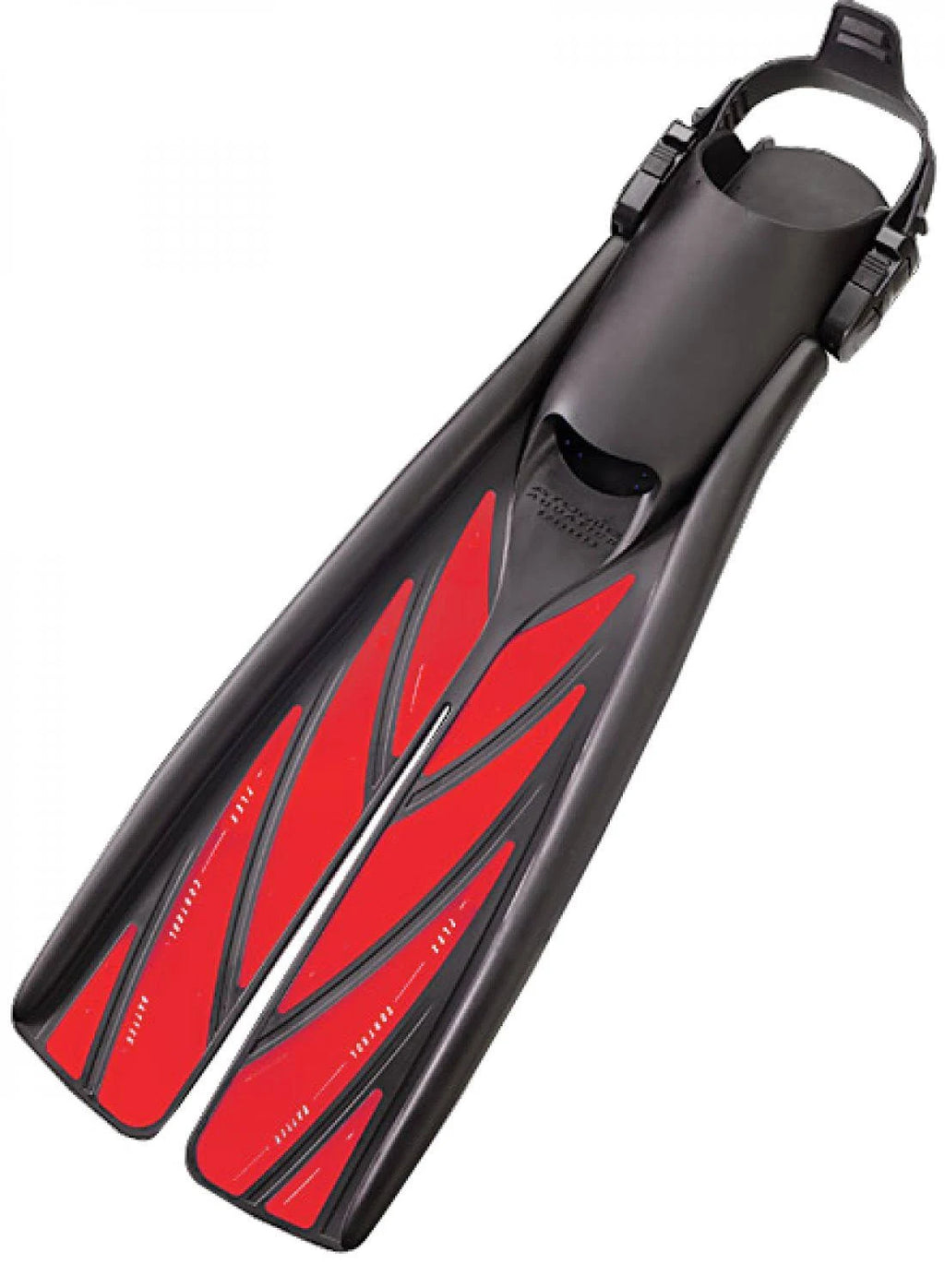 Red Medium Split Fins J3324