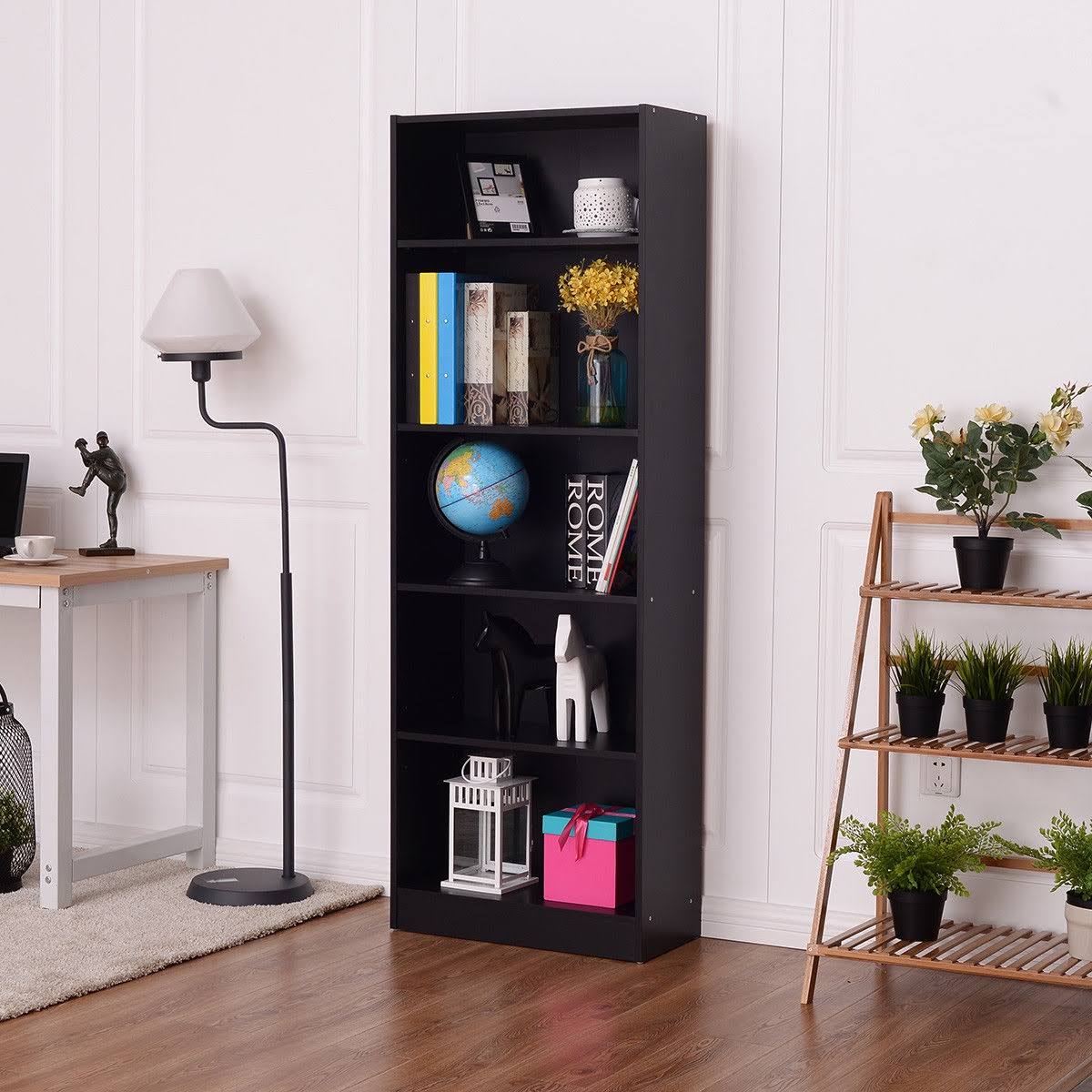 5 Tier Storage Shelf Bookcase J611