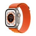 Apple Watch Ultra 49mm Smart Watch with Rugged Titanium Case & Orange Alpine Loop Small S1321
