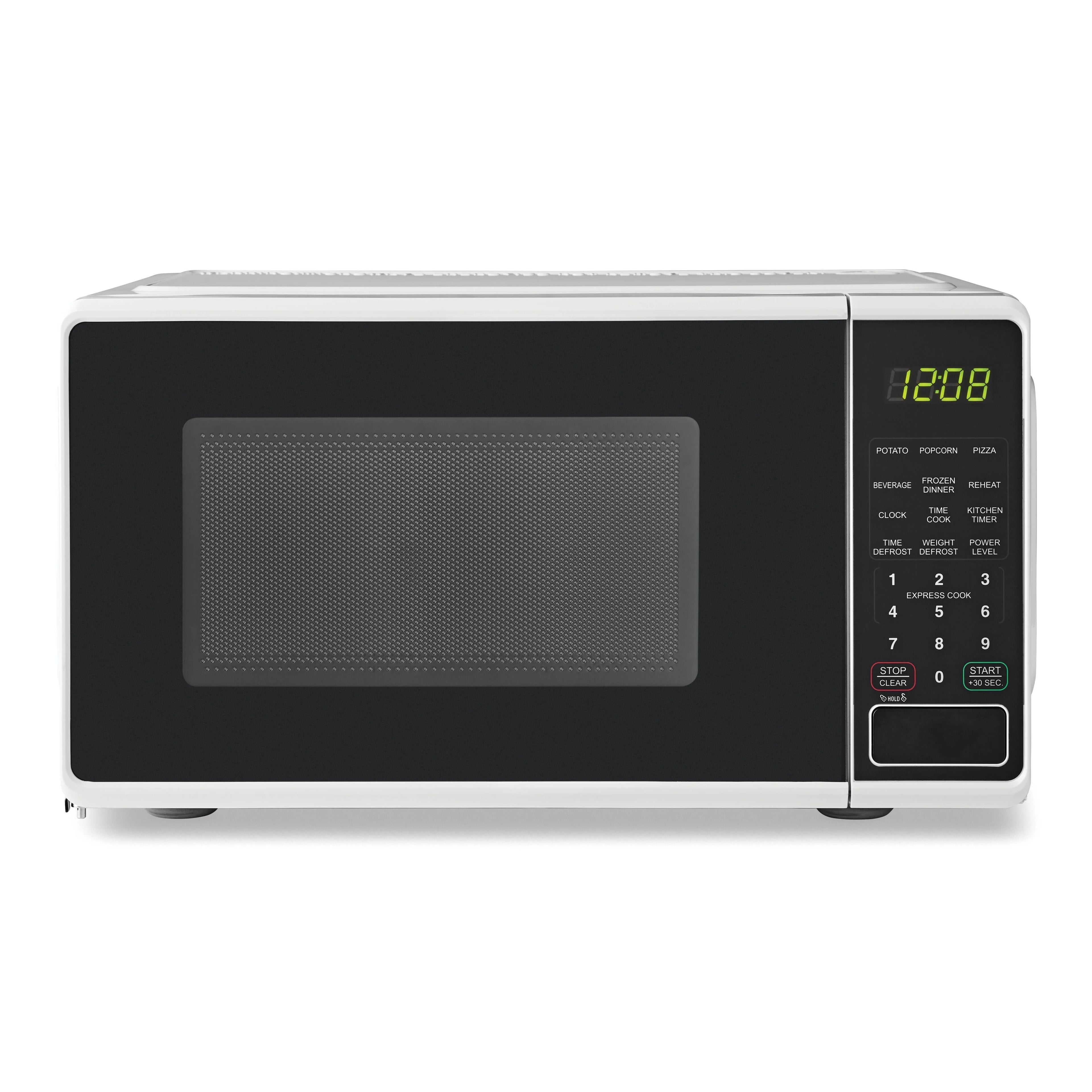 Compact Countertop Microwave and Mini Fridge Bundle C336290