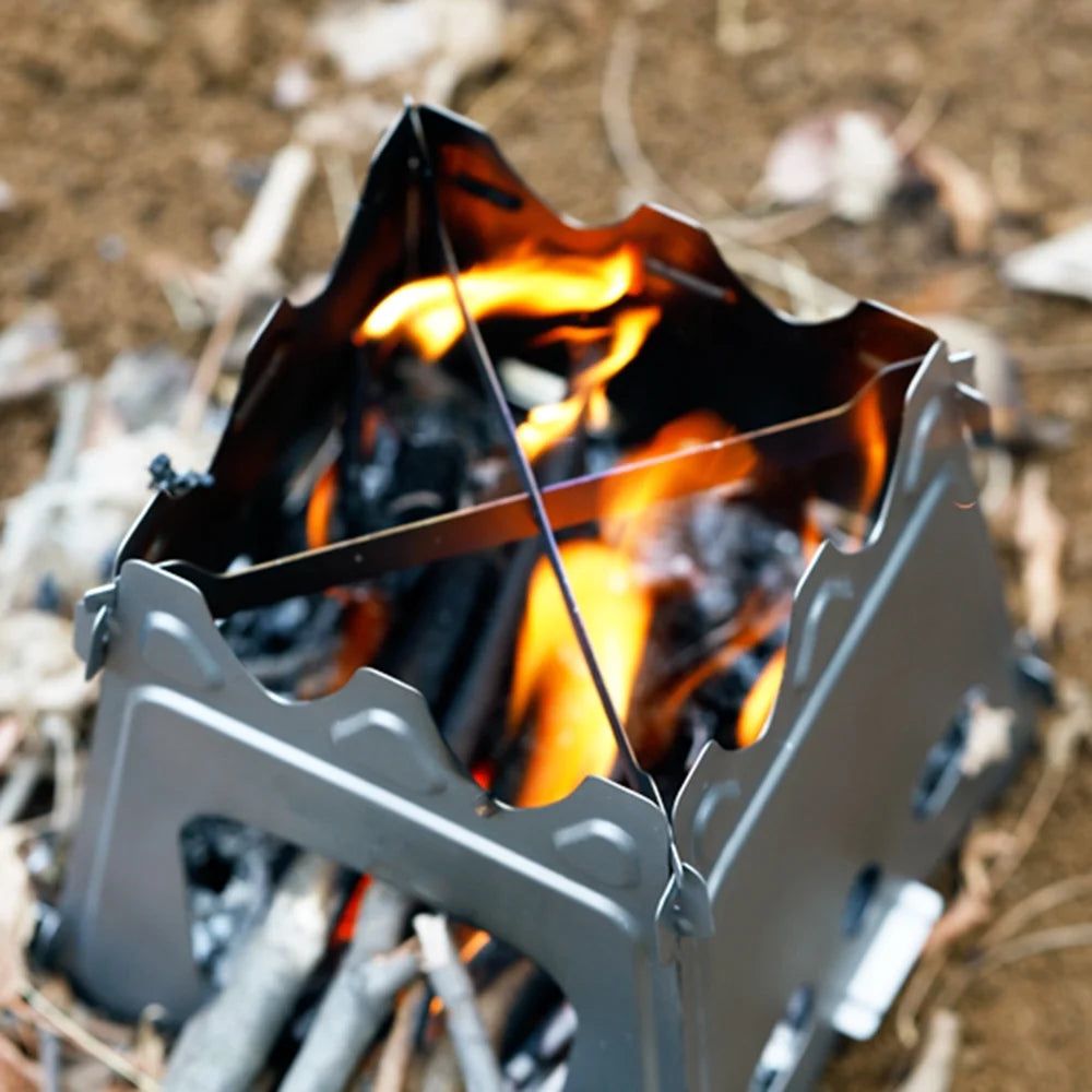 Titanium Wood Burning Camping Stove D233