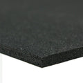 Black 1/4x22 Thick x 4ft Width x 8ft Length Rubber Sheet I7313