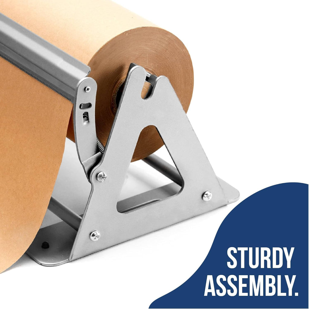 18 Inches Kraft Paper Roll Dispenser and Cutter, Pack of 2 C28008