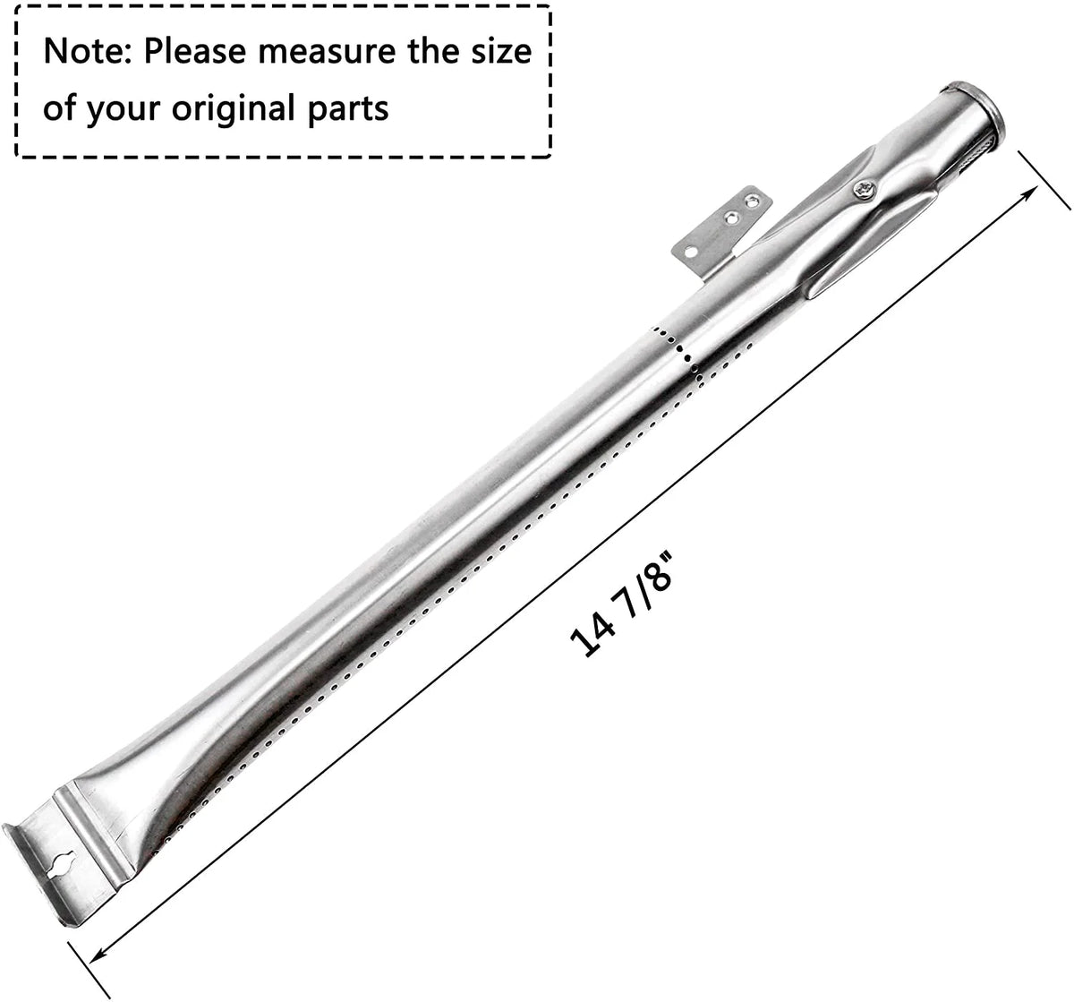 6-Pack Flame Tamers & Grill Burners Replacement for 6 Burner Gas Grills J6995