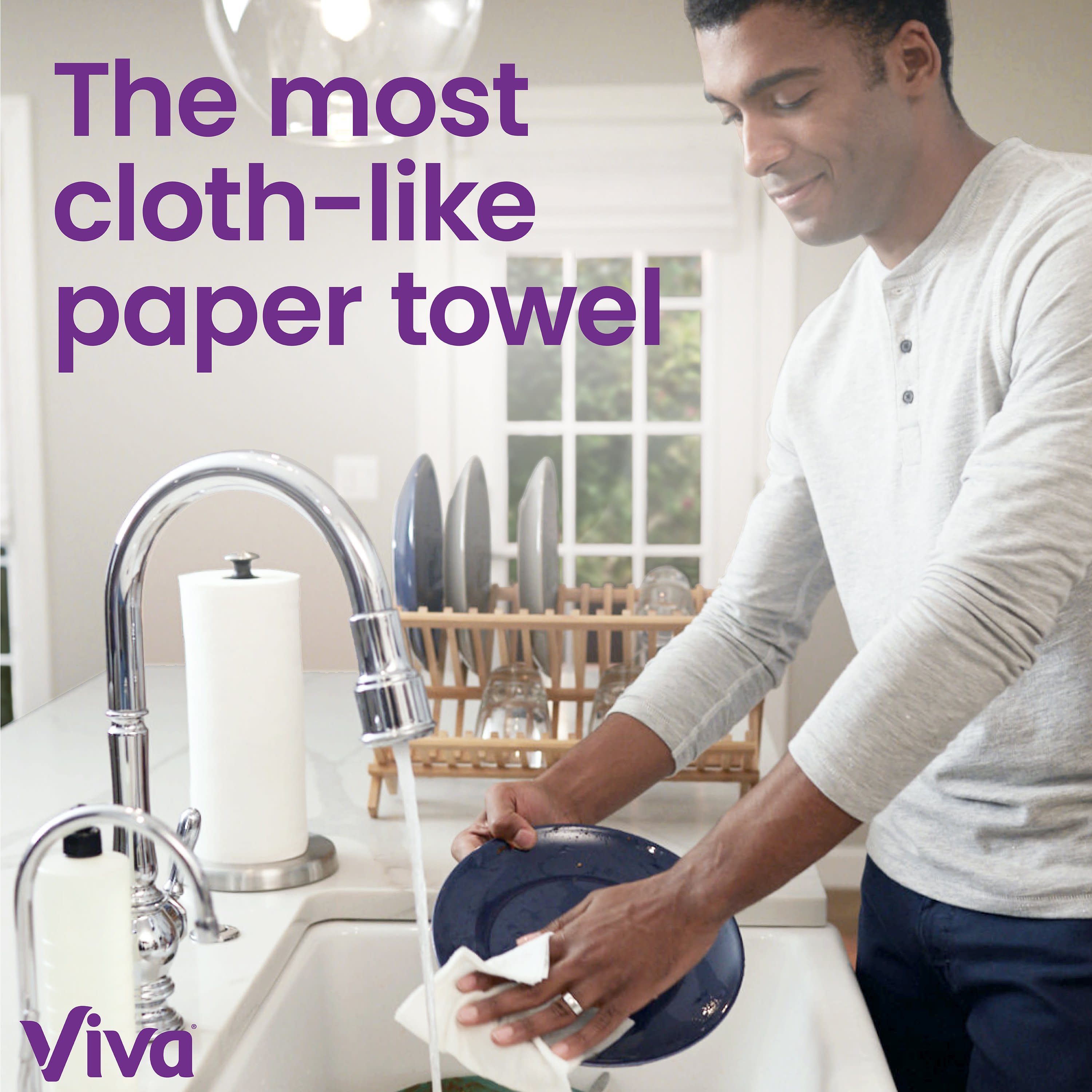 6 Double Rolls Cloth Paper Towels O299