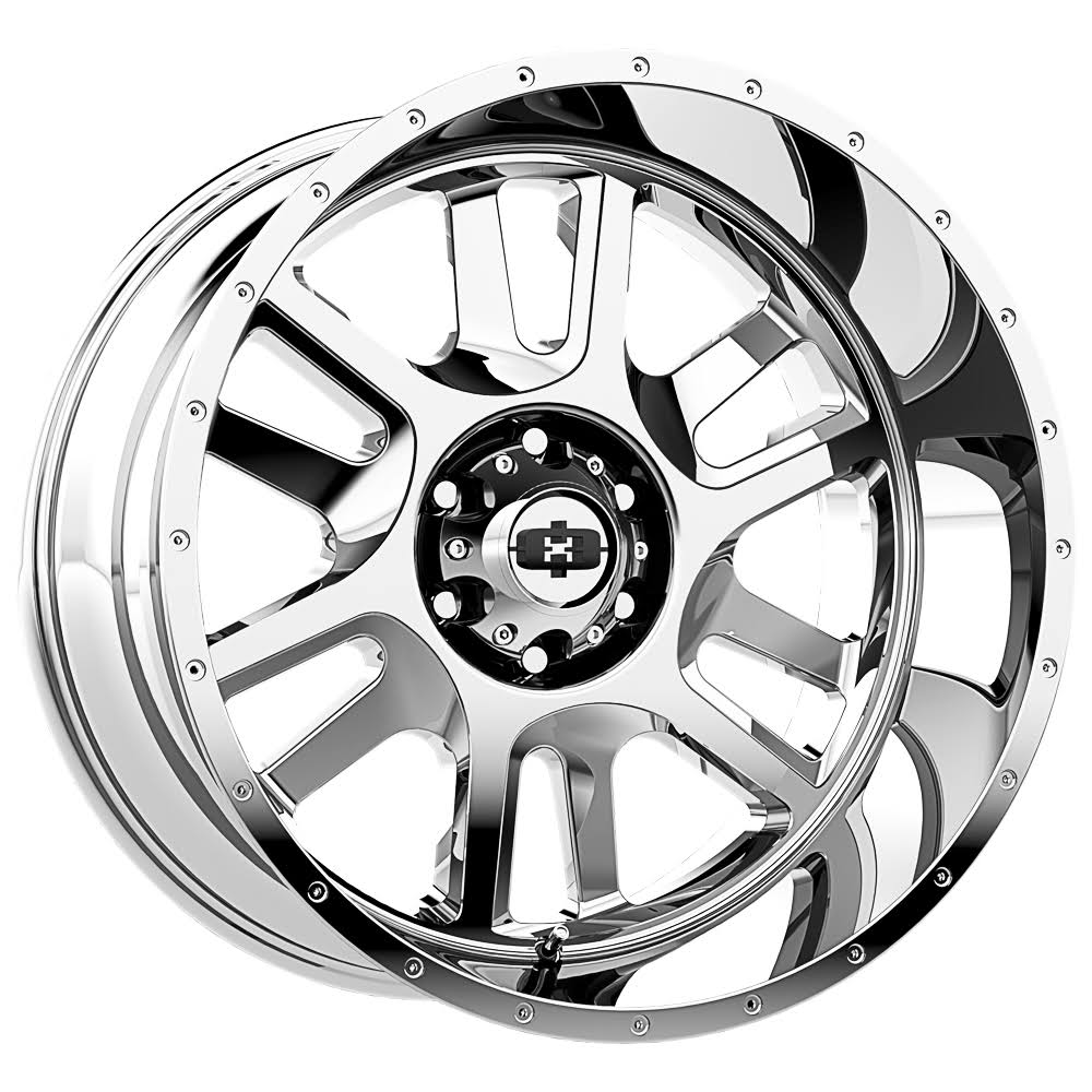 Chrome 17x9 Wheel B9423