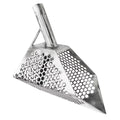 Stainless Metal Detector Sand Scoop with Hexagon Holes C217228