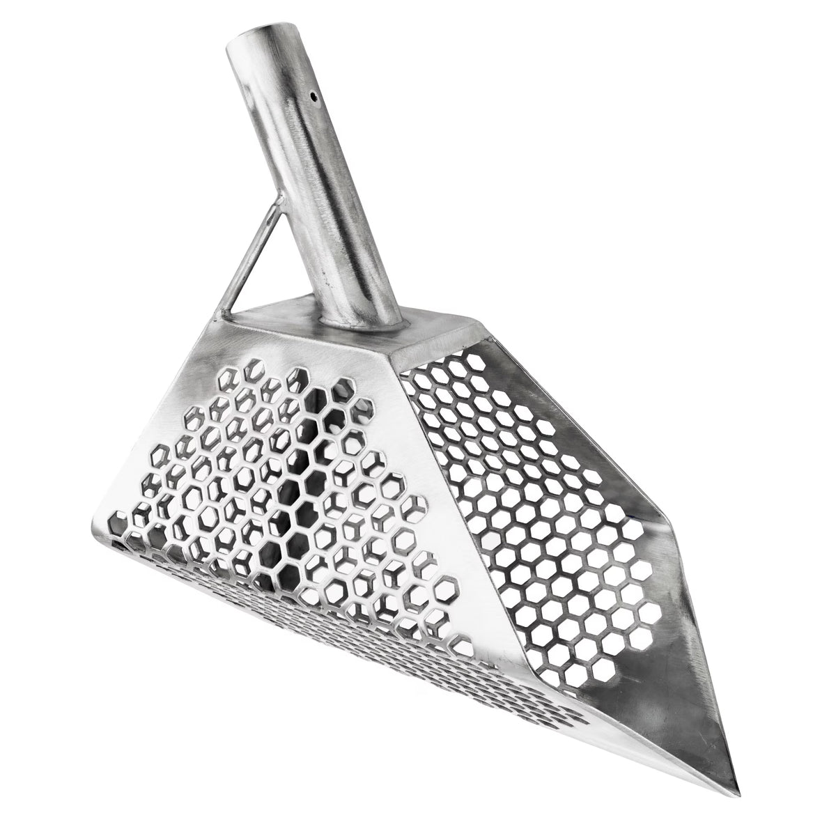 Stainless Metal Detector Sand Scoop with Hexagon Holes C217228