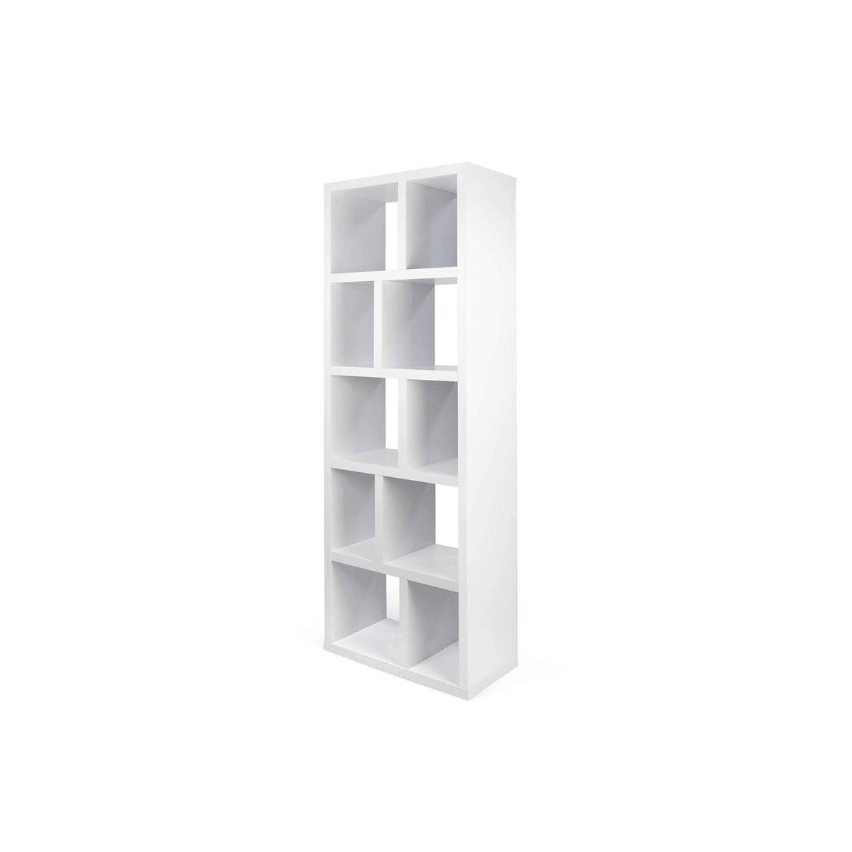 Pure White 5 Level Bookcase V7611