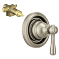 Brushed Nickel Single-Handle Transfer Valve Trim Kit with Valve N248854