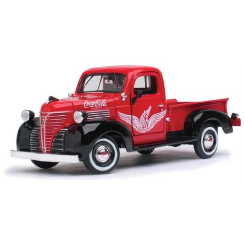 Red Coca Cola Plymouth Pickup Truck (1:24) H787992