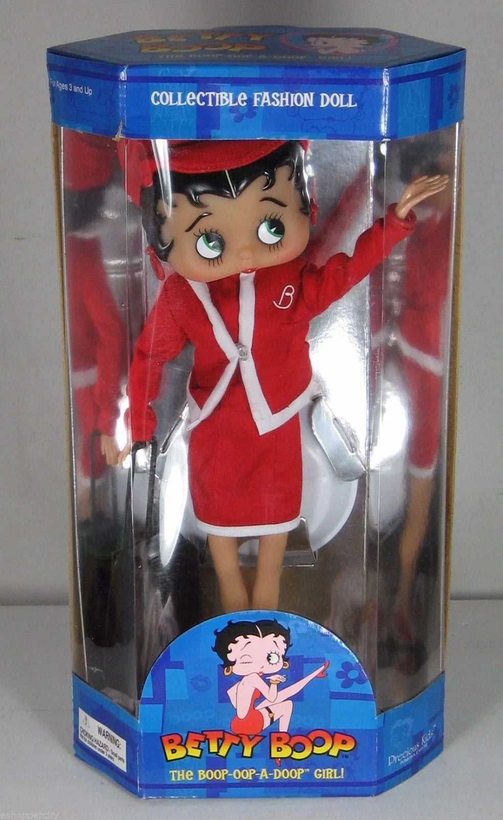 Betty Boop Doll 12" red Bendable leg U566706