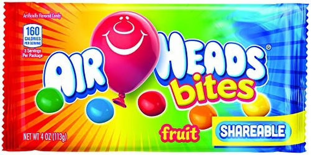 Bites Candy Peg Bag, Fruit, 4 oz (Bulk Pack of 18) J99589