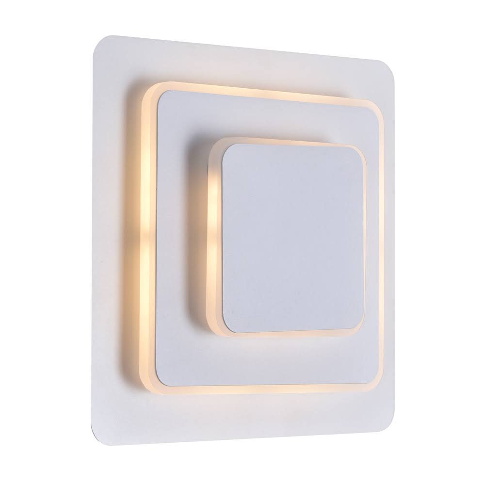 Matte White LED Sconce Y692