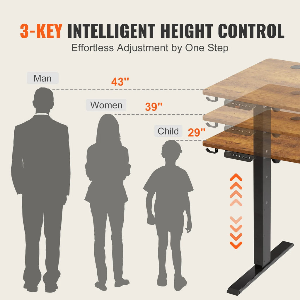 47.2" x 23.6" Adjustable Height Electric Standing Desk X910