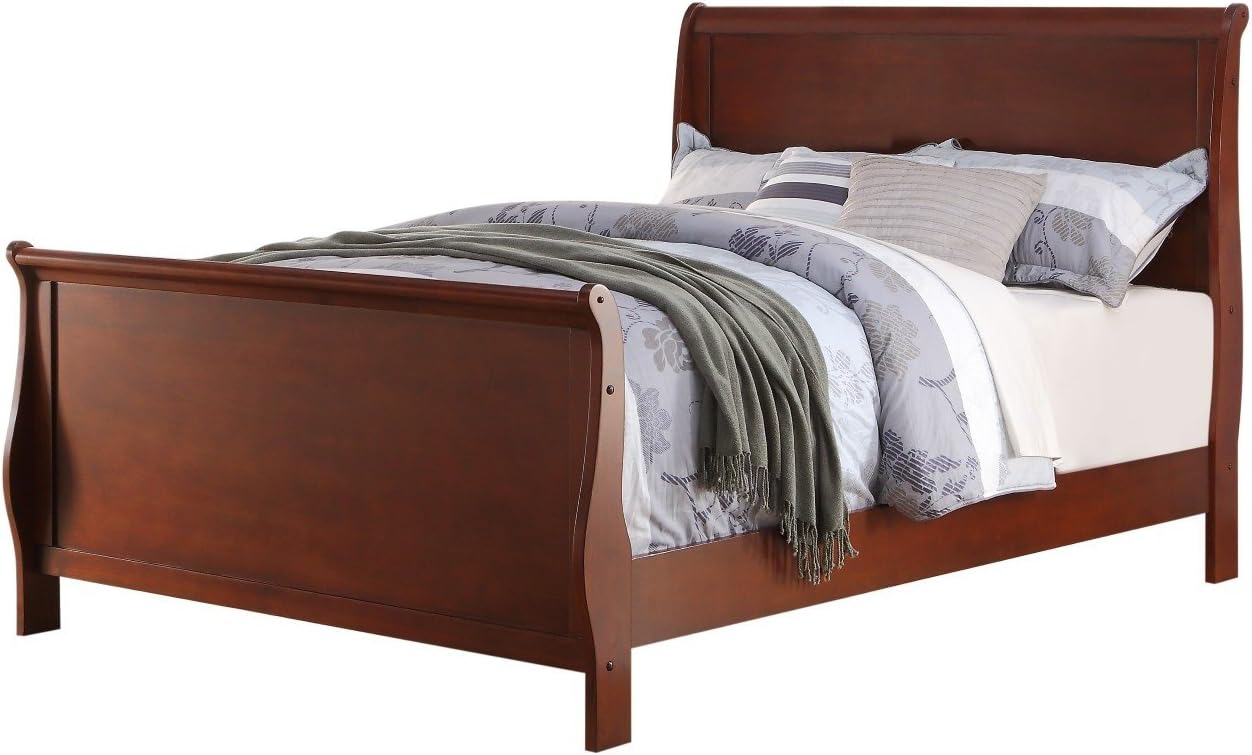 Brown Twin Bed N657
