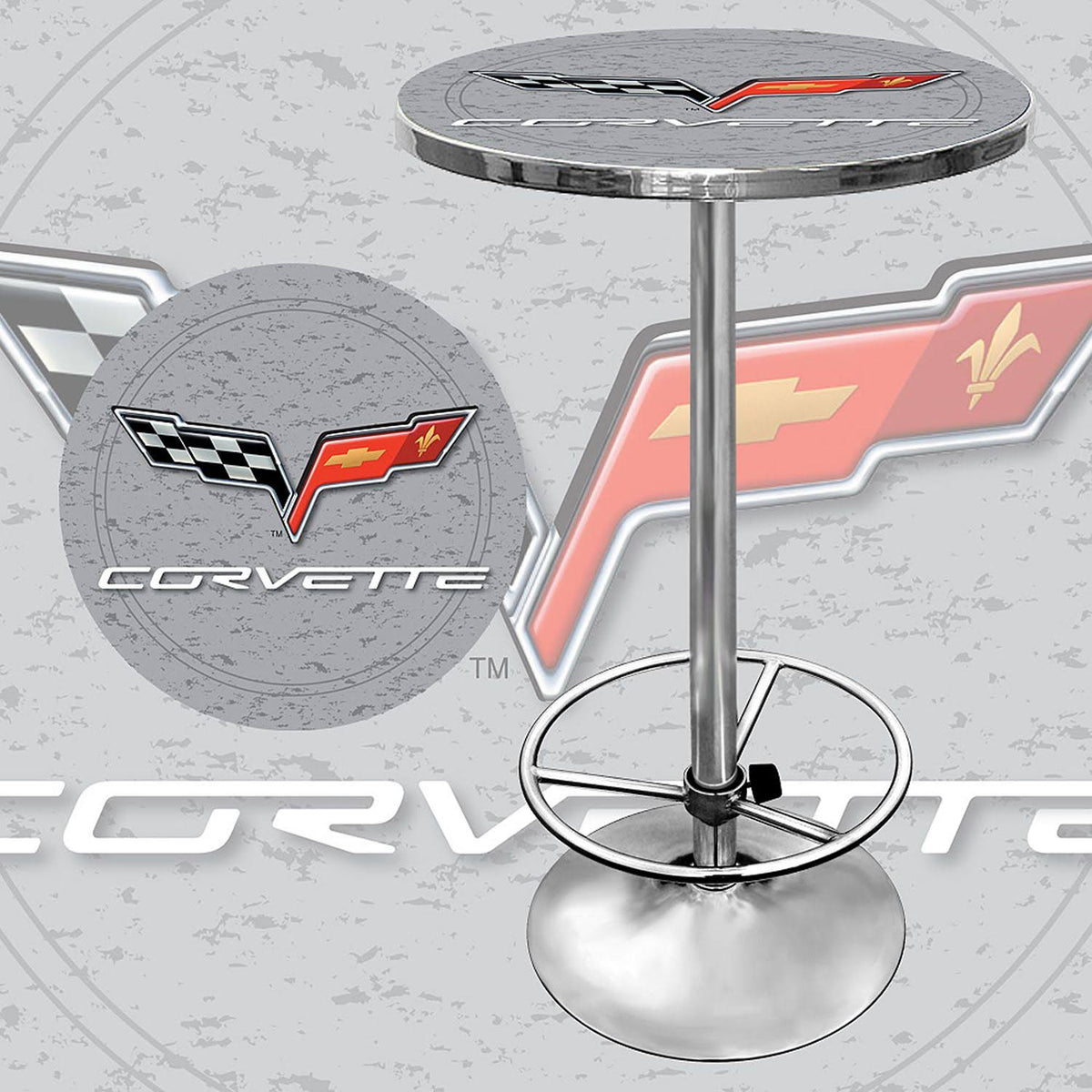 Silver Pub Table Q2974
