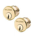 Single Cylinder Deadbolt Cylinder with Housing and 2 Keys Dark Bronze Finish E486460