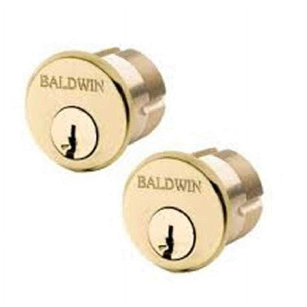 Single Cylinder Deadbolt Cylinder with Housing and 2 Keys Dark Bronze Finish E486460
