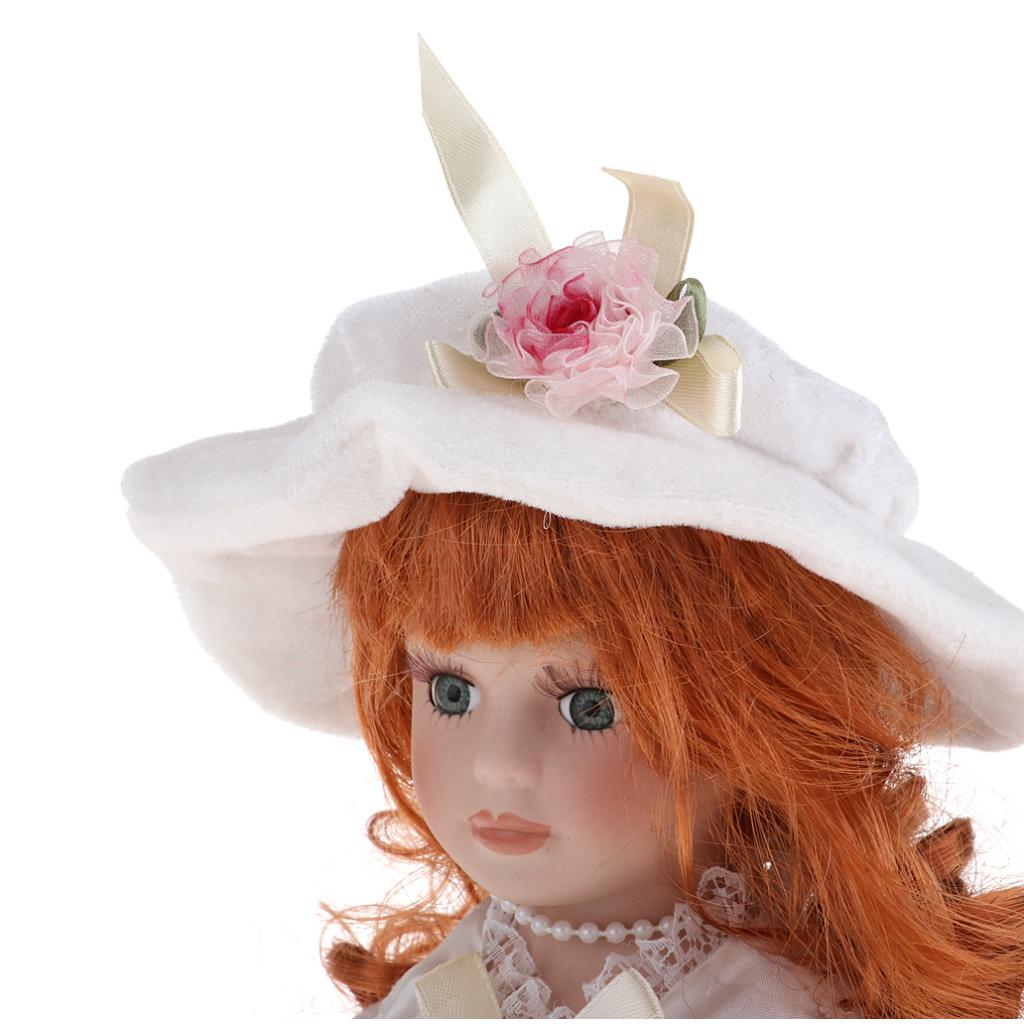 1/6 Scale Porcelain Doll Lady Figures I122308