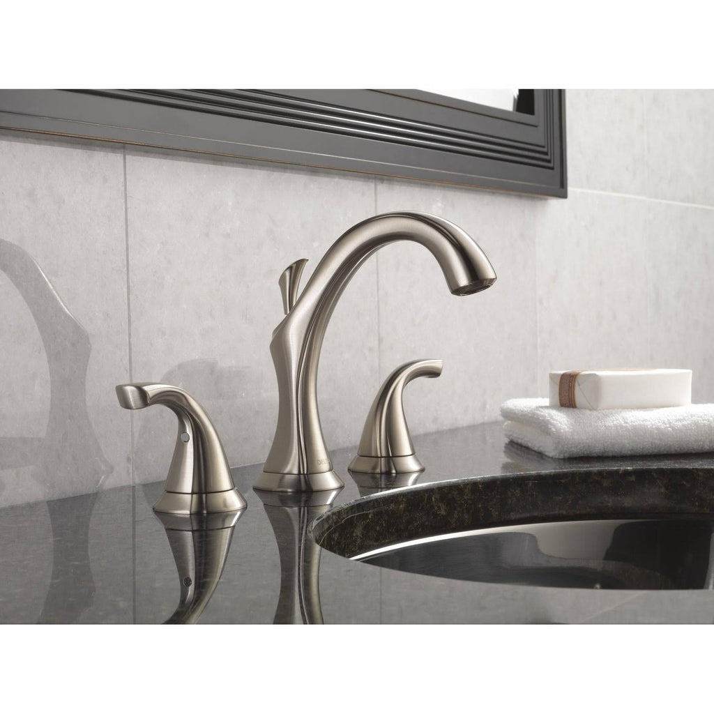 Two Handle Widespread Bathroom Faucet Stainless M68013