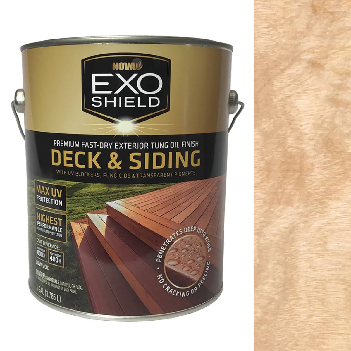 Clear Tung Oil Exterior Wood Stain, 1 Gallon X74806