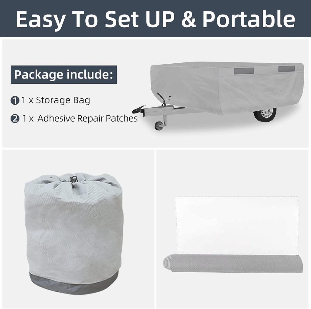 RV Cover Fits 10'-12' Waterproof Ripstop M723359